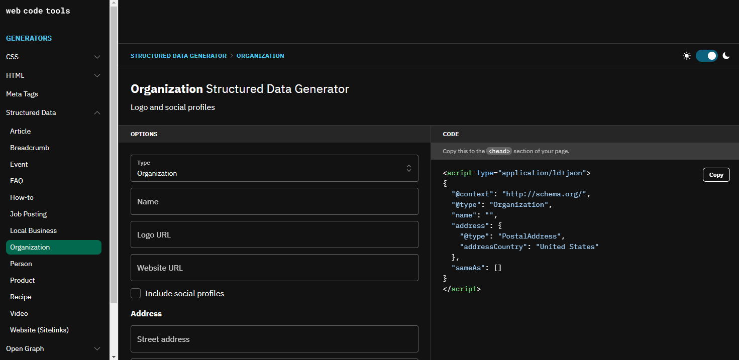 Schema-Markup-Generator-Tool